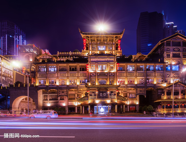 重庆洪崖洞夜景