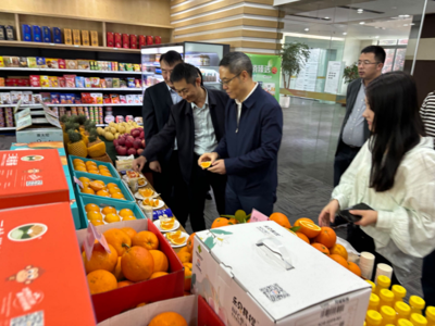 重庆市财政局党组成员、二级巡视员唐峰带队考察调研市农产品集团